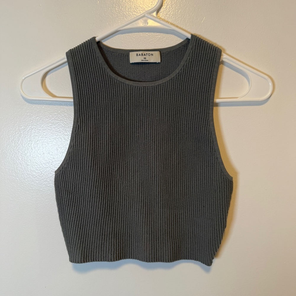 Babaton gray tank top women's size‎ XS